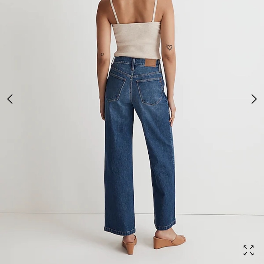 Madewell Women's Blue Flare & Wide Leg Jeans - Picture 10 of 16